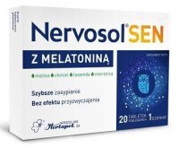 Nervosol Sen z melatoniną, 20 tabletek