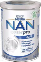 Nestle Nan Expert Pro AR, mleko początkowe dla niemowląt z tendencją do ulewań, od urodzenia, 400g