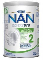 Nestle Nan Expert Pro Total Complete 2, mleko dla niemowląt powyżej 6 miesiąca życia, 400g