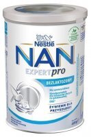 Nestle Nan ExpertPro Bezlaktozowy, mleko początkowe dla niemowląt z nietolerancją laktozy, od urodzenia, 400g