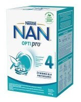 Nestle Nan Optipro 4 Junior, formuła na bazie mleka, po 2 roku życia, 650g