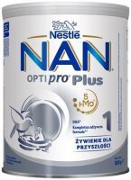 Nestle Nan Optipro Plus 1 HM-O5, mleko początkowe, od urodzenia, 800g