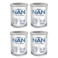 Nestle Nan Optipro Plus 4, formuła na bazie mleka, po 2 roku życia, czteropak (4x800g)