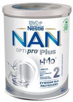 Nestle Nan Optipro Plus HM-O 2, mleko modyfikowane, po 6 miesiącu życia, 800g