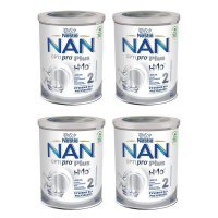 Nestle Nan Optipro Plus HM-O 2, mleko modyfikowane, po 6 miesiącu życia, czteropak (4x800g)