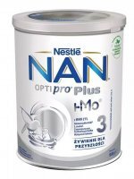 Nestle Nan Optipro Plus HM-O 3, formuła na bazie mleka, 800g