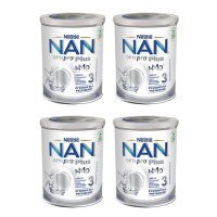 Nestle Nan Optipro Plus HM-O 3, formuła na bazie mleka, czteropak (4x800g)