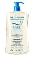 Neutraderm Relipid+, olejek do mycia, odbudowujący warstwę lipidową, skóra wrażliwa, bardzo sucha i atopowa, 1000ml