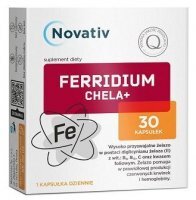 Novativ, Ferridium chela+, 30 kapsułek