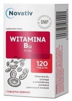 Novativ, Witamina B12 forte, 120 tabletek