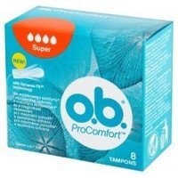 OB, ProComfort, Super, tampony higieniczne, 8 sztuk