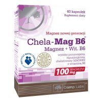 Olimp Labs, Chela-Mag B6, magnez + witamina B6, 60 kapsułek