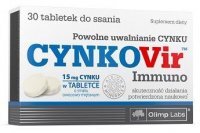 Olimp Labs, CynkoVir Immuno, 30 tabletek do ssania