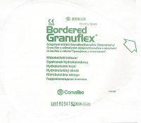 Opatrunek hydrokoloidowy, Granuflex Bordered, jałowy, 10cmx13cm, 1 sztuka