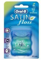 Oral-B Satin Floss, nić dentystyczna miętowa, 25m