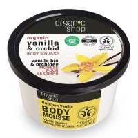 Organic Shop, Bourbon Vanilla, mus do ciała nawadniający, 250ml