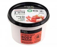 Organic Shop, Jogurt Truskawkowy, mus do ciała zmiękczający, 250ml