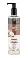 Organic Shop, Olej Kokosowy i Masło Shea, szampon do włosów nawilżający, 280ml