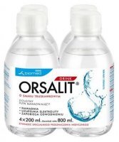Orsalit Drink, doustny płyn nawadniający, smak truskawkowy, po 3 roku życia, 4x200ml