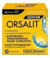 Orsalit Senior, doustny płyn nawadniający, proszek, 10 saszetek