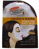 Palmer's Coconut Oil Formula, nawilżająca maska w płachcie do twarzy, z wodą kokosową, 1 sztuka