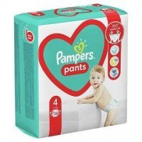 Pampers Pants, pieluchomajtki, rozmiar 4, waga 9-15kg, 25 sztuk