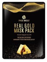 Pax Moly, nawilżająco-ujędrniająca maska w płachcie, ze złotymi ekstraktami i mleczkiem pszczelim, 25ml