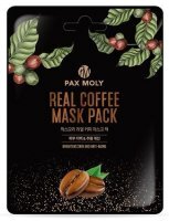 Pax Moly, rozświetlająco-odmładzająca maska w płachcie, z ekstraktem z kawy, 25ml