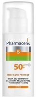 Pharmaceris S, Medi Acne Protect, krem-żel ochronny, dla skóry trądzikowej, tłustej oraz mieszanej SPF50+, 50ml