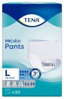 Pieluchomajtki Tena Pants ProSkin Plus, rozmiar L, chłonność 6/8, 30 sztuk