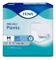 Pieluchomajtki Tena Pants ProSkin Plus, rozmiar M, chłonność 6/8, 10 sztuk