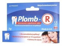 Plomb-R, tymczasowe wypełnienie zęba, tubostrzykawka z aplikatorem, 3g