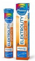 Plusssz Elektrolity Sport 100% Complex, smak cytryna-grejpfrut, 24 tabletki musujące