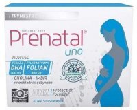 Prenatal Uno, 1 trymestr ciąży, 30 kapsułek + DHA, 30 kapsułek