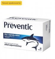 Preventic, olej z wątroby rekina, 60 kapsułek