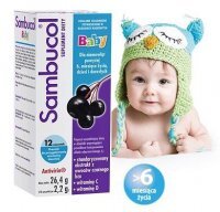 Sambucol Baby, proszek, dla dzieci po 6 miesiącu życia, 12 saszetek