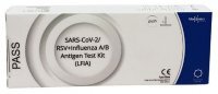 SARS-CoV-2 & Influenza A/B, test do wykrywania antygenów wirusów SARS-CoV-2 oraz grypy A/B z nosa, 1 sztuka