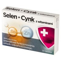 Selen + Cynk z witaminami, 30 tabletek