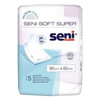 Seni Soft Super, podkłady higieniczne, rozmiar 90x60cm, 5 sztuk
