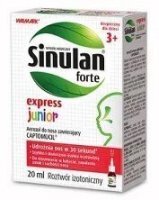 Sinulan Express Forte Junior, aerozol do nosa, dla dorosłych i dzieci powyżej 3 roku życia, 20ml