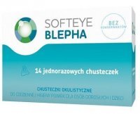 Softeye Blepha, chusteczki okulistyczne, 14 sztuk