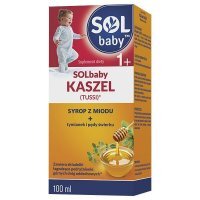 Solbaby Kaszel (Tussi) 1+, syrop dla dzieci powyżej 1 roku życia, 100ml