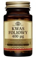 Solgar Kwas Foliowy 400mcg, 100 tabletek