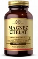 Solgar Magnez Chelat, 100 tabletek