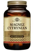 Solgar Magnez Cytrynian, 60 tabletek
