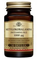 Solgar Metylokobalamina (Witamina B12) 1000mcg, 30 bryłek