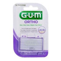 Sunstar Gum Ortho, wosk ortodontyczny wstępnie nacięty, bez smaku, 1 opakowanie