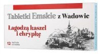 Tabletki Emskie z Wadowic, 12 pastylek do ssania