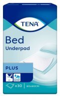 Tena Bed Plus, podkłady higieniczne, rozmiar 60x60cm, 30 sztuk