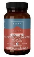 TerraNova, Probiotyki, Prebiotyki, Fitoskładniki Kompleks, 100 kapsułek